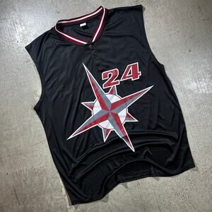 Seattle Mariners Ken Griffey Jr Sleeveless Jersey 24 Black XL